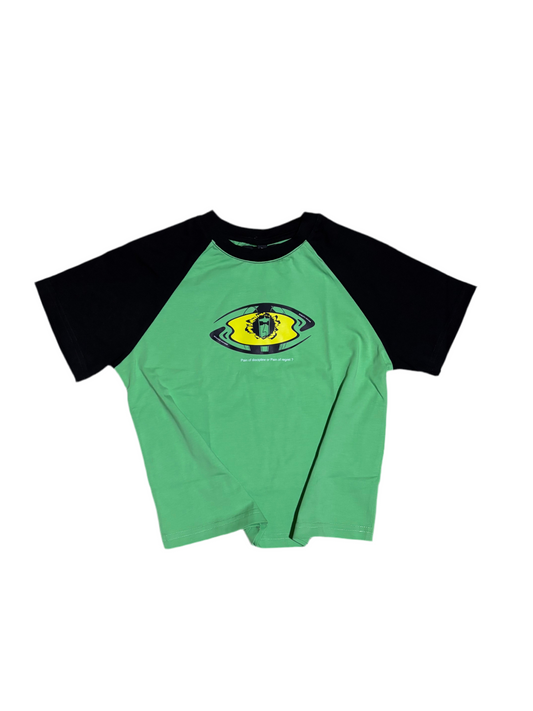 Stella crest crop tee